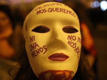 Manifestaci&oacute;n en el D&iacute;a Internacional de la Mujer.