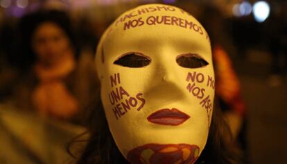 Manifestación en el Día Internacional de la Mujer.