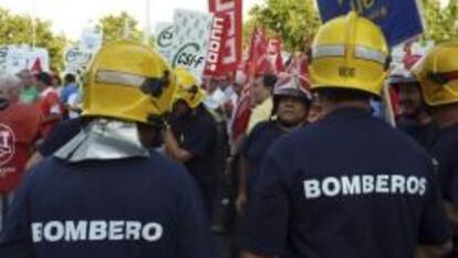 Manifestantes en la marcha de Madrid