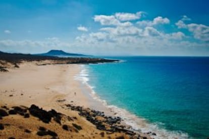 Las Conchas, en la isla de La Graciosa (Lanzarote).