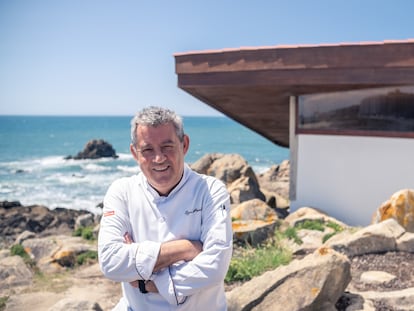 El chef Rui Paula en el restaurante Casa de Chá da Boa Nova, en Portugal.