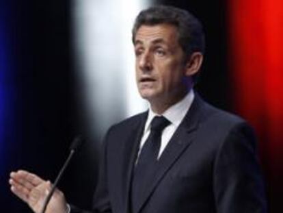 El primer ministro galo Nicolas Sarkozy