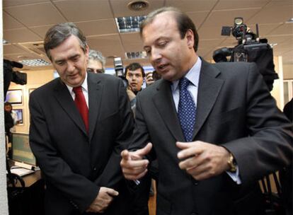 Francisco Javier Velázquez, con Joan Mesquida.