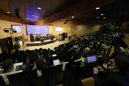 Panorámica del auditorio Reina Sofía durante una ponencia. / DANIEL SANTAMARÍA (HM HOSPITALES)