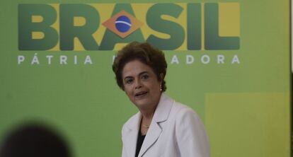 A presidenta Dilma Rousseff.