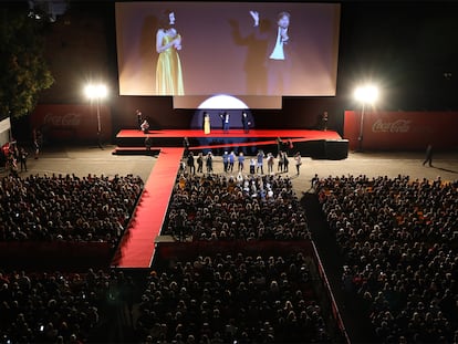 Ruben Östlund presenta 'El triángulo de la tristeza' en la inauguración el pasado viernes 12 del festival de Sarajevo.