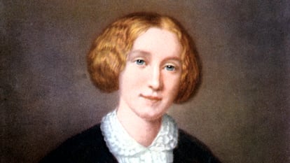 George Eliot en su juventud, alrededor de 1840.