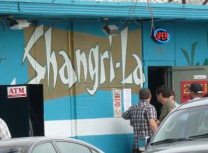 "Esto es el Shangri-la. La foto apesta pero había que poner uno de los mil garitos que molan de 6th Street. Entre otros vimos a Dirty Beaches el año pasado. Tiene una terraza increíble y suelen hacer fiestas con ron gratis".
