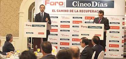 El presidente de Baleares, durante su intervención en el Foro Cinco Días, en Palma de Mallorca el 10 de noviembre de 2011.