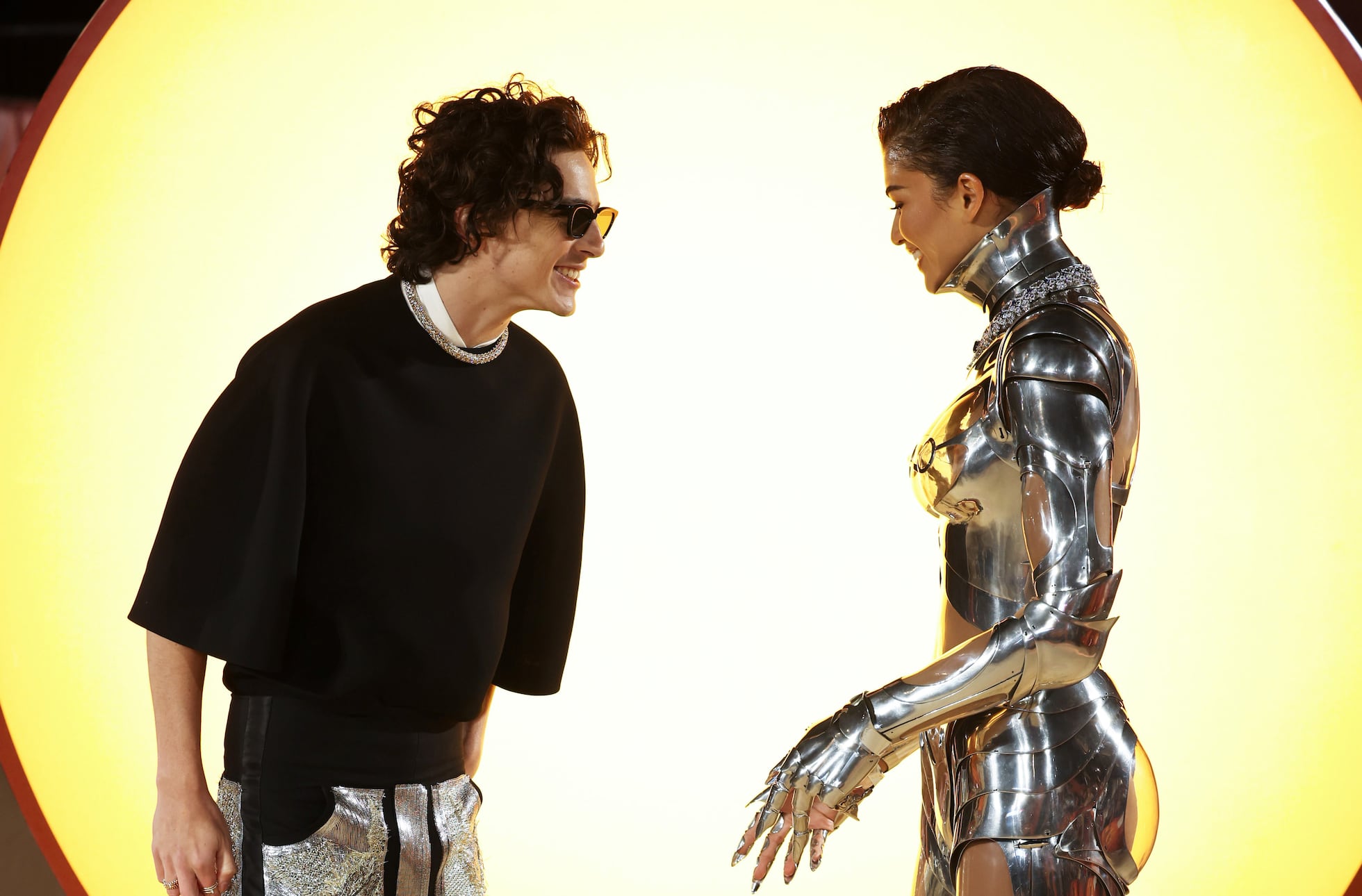 Zendaya appears at the premiere of ‘Dune: Part Two’ dressed as a robot