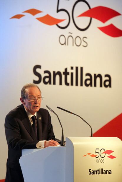 José Manuel Blecua, director de la RAE, durante el acto de ayer.