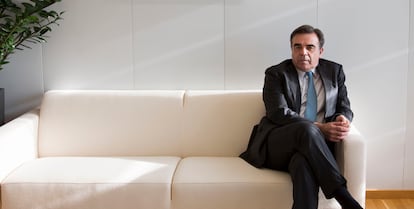 Margaritis Schinas, en su despacho de la Comisión Europea. 