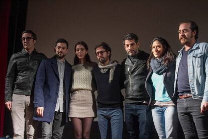 El elenco completo de 'Tiempo compartido'.