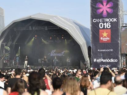 L&#039;escenari del Canet Rock.