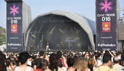 L&#039;escenari del Canet Rock.