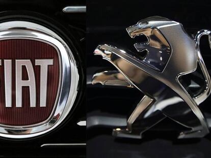 Logotipos de Fiat y Peugeot.