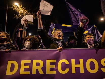 Manifestación del 8-M de 2022 en Madrid.