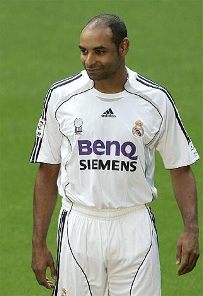 Emerson, ayer en el Bernabéu.