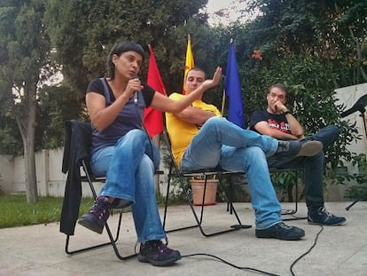 Anna Gabriel i Quim Arrufat.