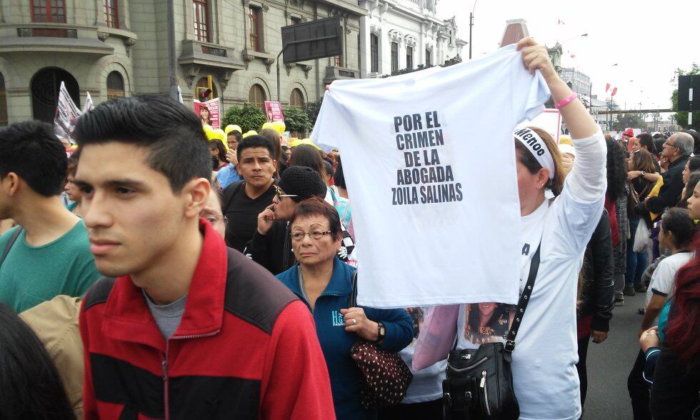 Miles marchan en Lima contra la violencia hacia las mujeres. | Fotos ...