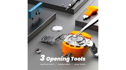 Este kit para cambiar la pila del reloj contiene 20 piezas.