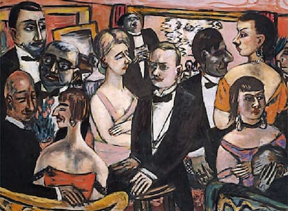 Sociedad de París, de Max Beckmann, 1931.