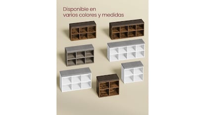 Este es uno de los mejores bancos zapateros que se pueden comprar en Amazon