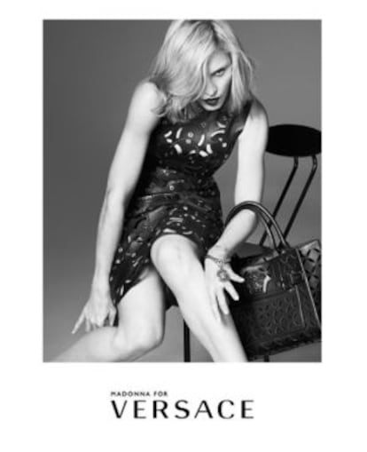 Madonna en la nueva campaña publicitaria de Versace.