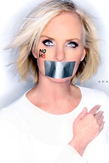 Imagen de Cindy McCain para la campaña NO H8.