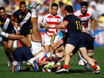 Argentina y Japón y en cuartos del Mundial de rugby.