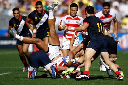 Argentina y Japón y en cuartos del Mundial de rugby.