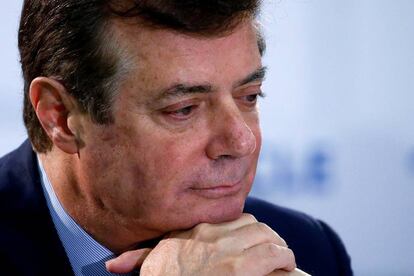 Paul Manafort, en julio de 2016 durante la convención republicana en Cleveland