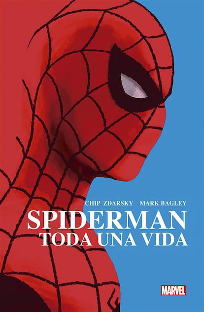 Portada de 'Spiderman: toda una vida', de Chip Zdarsky y Mark Bagley, editado por Panini Cómics.