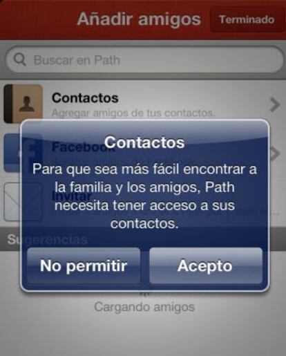 La aplicación Path destapó la brecha de seguridad del iPhone