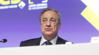 Florentino Pérez, presidente de ACS.
