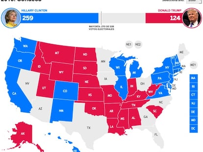 Mapa interativo elaborado pelo EL PAÍS.