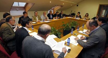 Reuni&oacute;n de la Federaci&oacute;n Gallega de Municipios y Provincias.