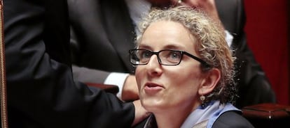 La ministra Delphine Batho en la Asemblea Nacional