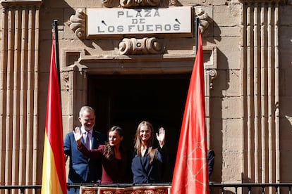 Visita de la princesa Leonor y los Reyes a Navarra