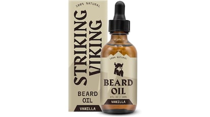 Vista del aceite para la barba Striking Viking.