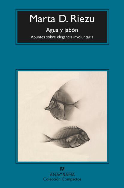 Portada de 'Agua y jabón', de Marta D. Riezu.