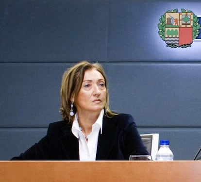 Inmaculada de Miguel, en sus tiempos como directora de Justicia del Gobierno vasco.