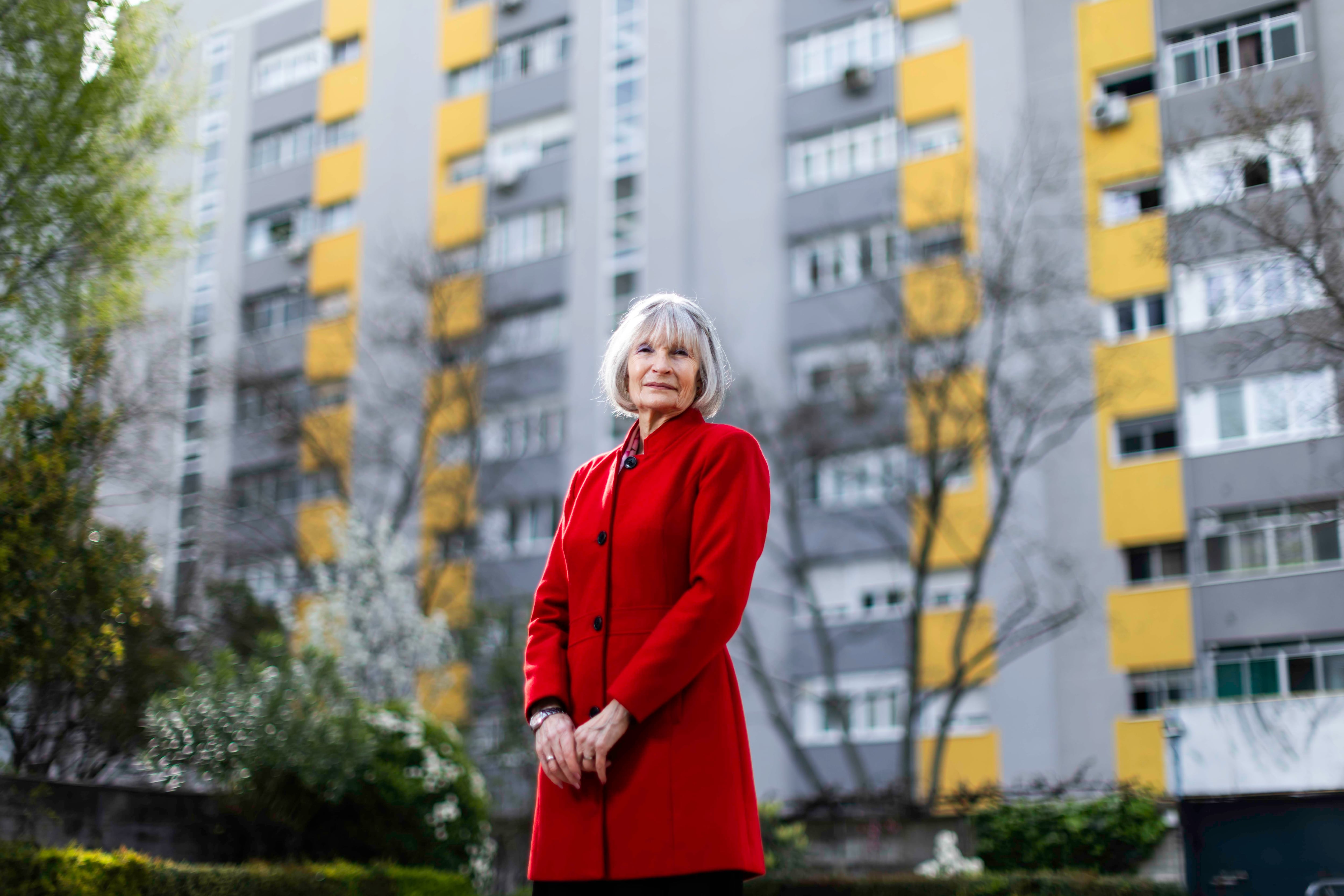 Manuela Navarro, activista por la vivienda, el 18 de marzo de 2026 en Madrid.