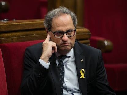 El presidente de la Generalitat, Quim Torra.