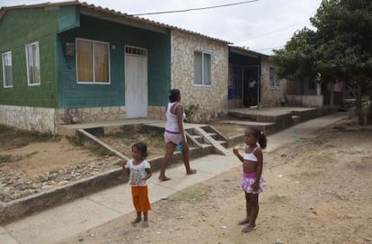 Un calle de la Ciudad de las Mujeres.