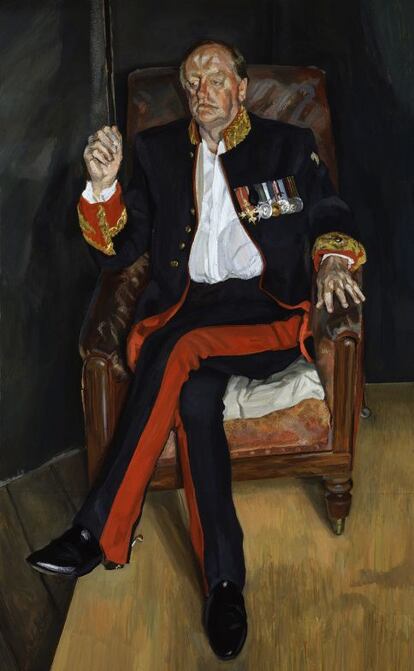 'The Brigadier', 2003-04. Cortesía del Archivo de Lucian Freud.