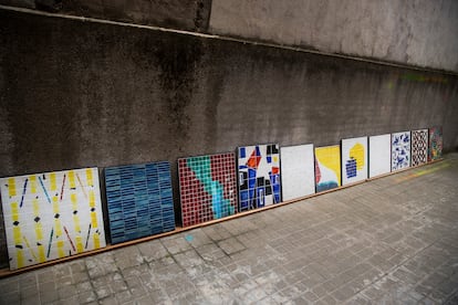 Las premisas del proyecto eran muy sencillas: cada artista realizaría una mesa partiendo del diseño original de Arcadio Blasco, al que aportaría el ingrediente de su creatividad.