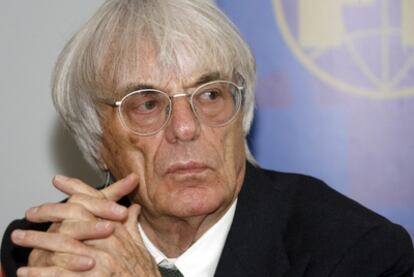 Bernie Ecclestone, jefe de la Fórmula 1.