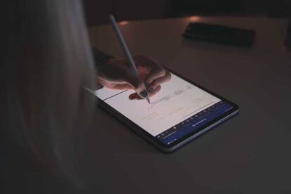 Uso de la pantalla de un iPad