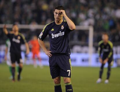 Ronaldo durante el partido en el Benito Villamarin.